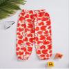 Fldy Girls Loose Yoga Boho Pants Bohemian Harem Bottoms Kids Stretchy Sports Trousers Running Jogger Pant Beach Pants Red 18-24 Months view 4