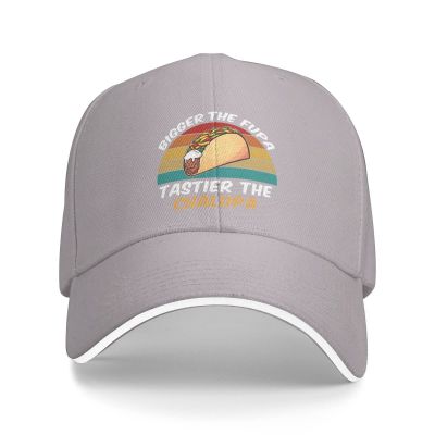 Cinco De Mayo Hat Cap Bigger The FUPA Tastier The Chalupa Cap for Men Baseball Hat Funny Hat Gray