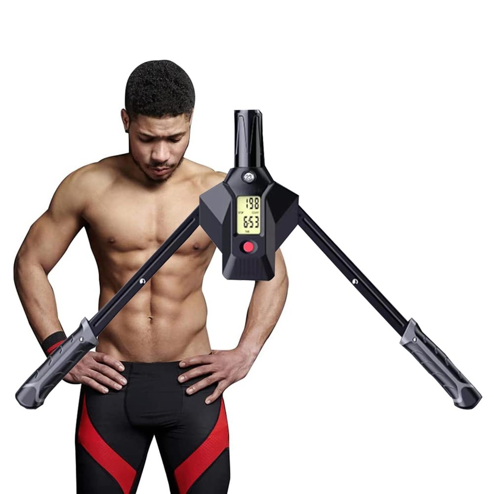 RIEJIN Hydraulic Power Twister Arm Exerciser, Adjustable 22-440lbs, Shoulder Muscle Training Fitness Equipment for Men & Women, Chest Arm Workout Equipment