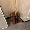 BAZAC 60cm / 24" Tall Retro Wooden Pool Cue Storage Stand, Equipment Organizer Rack, 8 Putter for Garage, Practice Club view 2