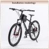 BUCKLOS 29inch QR 9 * 100mm MTB Suspension Fork Travel 100mm, 28.6mm Straight Tube Crown Lock XC Mountain Bike & Carbon Hub Wheels Disc Brakes, 24H Flat Spokes Bike Wheels fit 7-11 Speed Cassette view 4