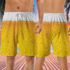 228CLOSET Beer Lover Men's Swim Trunks - Summer Party Hawaiian Shorts for Men, Men's Summer Bathing Shorts Set 16 Size Size M view 2