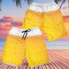 228CLOSET Beer Lover Men's Swim Trunks - Summer Party Hawaiian Shorts for Men, Men's Summer Bathing Shorts Set 16 Size Size M view 3