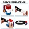 Lounsweer 5 Pcs Bilge Pump Plumbing Kit Including Electric 12v Boat Bilge Water Pump PVC 2 Hose Clamps ThruHull Fitting, 1-1/8-inch(750gph,Black) view 4