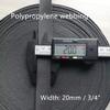 Polypropylene Webbing Strap 3/4 inch - Poly Tape for Bag Handles, Rucksack/Backpacks, Luggage/Cargo Strapping, Belts view 2