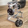 Squat Rack Pen Holder,Pencil Holders for Desk,2023 New Mini Desk Organizer,Unique Desktop Squat Rack Pen Holder Barbell Rack Ornaments,Stationary Supplies,Cell Phone Stand view 2