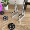 Squat Rack Pen Holder,Pencil Holders for Desk,2023 New Mini Desk Organizer,Unique Desktop Squat Rack Pen Holder Barbell Rack Ornaments,Stationary Supplies,Cell Phone Stand view 4
