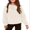 Haloumoning Girls Fleece Zip up Hoodie Jacket with Pockets view 1
