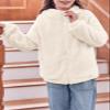 Haloumoning Girls Fleece Zip up Hoodie Jacket with Pockets view 2