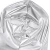 Hularka Unisex Women Men's Wet look Leather Full Face Mask Hood Open Mouth Headgear Hat for Cosplay Party Club Silver_A One Size view 4
