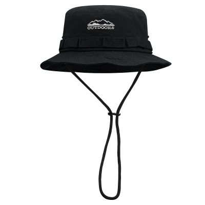 Clakllie Unisex Sun Protection Boonie Hat Windproof Foldable Wide Brim Sun Hat Hunting Hat with Adjustable Strap