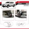 apline Compatible with Jeep Compass (MP552) 2017-2025 ACE-2 Type Car Roof Rack Cross Bar Black Aluminium Bars view 4