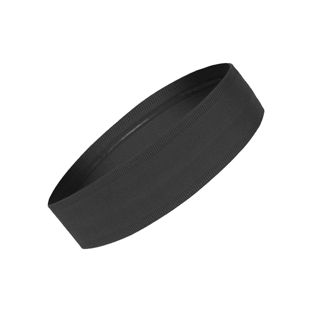 GLOGLOW Workout Headband, Fashionable Sweatband Hair Band Soft Versatile Breathable Wicking for Running for Men (Black)