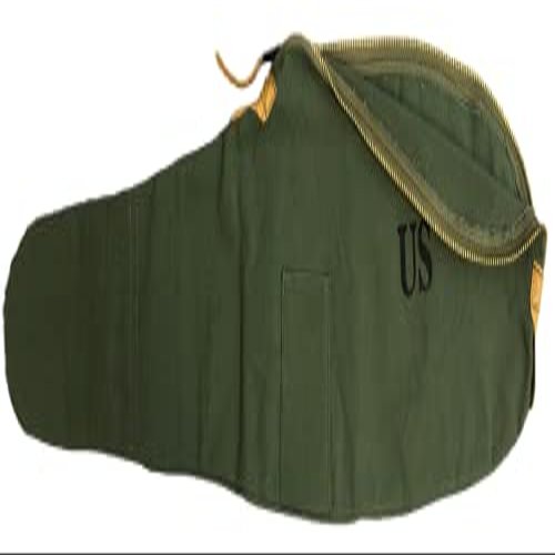 War Equine Militaria U.S Army WWII Carry Case Canvas Bag for M1 Carbine (OD GREEN)