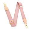 Adjustable Soft Crossbody Canvas Strap for Pochette Accessories Replacement, Designer Purse (Pink) view 1