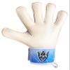 Keeperking Soccer Goalie Goalkeeper Gloves for Kids Boys Youth & Adult,Latex Strong Grip Palms with Removable Finger Spines Protection Children Football Gloves for Training/Match (9, Cyan-FS) view 3