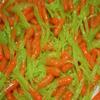 40 pk 1.5" Orange/Chartreuse Sparkle Crappie Fishing Tube Jig Skirts Bluegill view 1