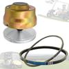 Bridiof JN6-G6201 Updated Primary FIXED SHEAVE for Yamaha G2 G8 G9 G11 G14 G16 G20 G21 G22 4-Cycle Gas Golf Carts 1985-2006, Aluminum Drive Clutch view 1