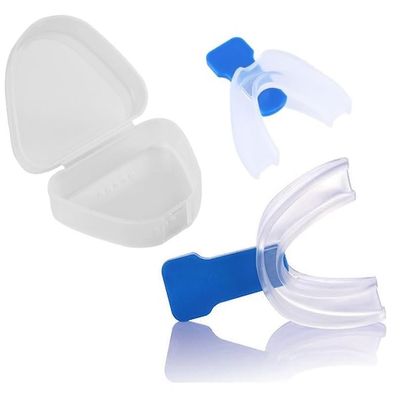 AmeriCan Goods Boil & Bite Double Side Full Mouth Guard Boxing Gum Shield Sports Teeth Protector with Case