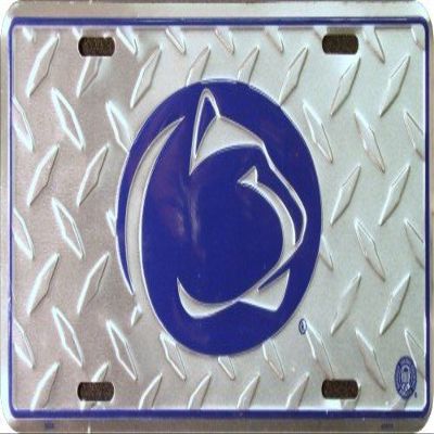 HangTime Penn State Diamond Emboss Metal License Plate 6 x 12