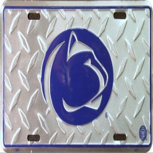 HangTime Penn State Diamond Emboss Metal License Plate 6 x 12