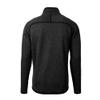 Cutter & Buck Men's Charcoal Indianapolis Colts Helmet Mainsail Sweater-Knit Full-Zip Jacket view 3