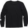 Carhartt Boys Long Sleeve Crewneck T-Shirt with Pocket, Caviar Dark Black, 2T view 2