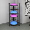 Katzowen 5/6 Tier Floor Stand Half Circle Balance Ball Storage RackHome Gym Workout Equipment Storage Organizer, Private Education Fitness Equipment (Size : 6 Tiers) view 2