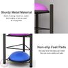 Katzowen 5/6 Tier Floor Stand Half Circle Balance Ball Storage RackHome Gym Workout Equipment Storage Organizer, Private Education Fitness Equipment (Size : 6 Tiers) view 4