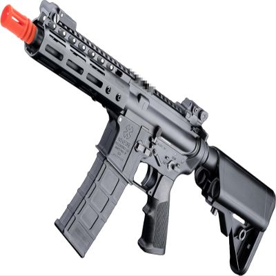 Evike Airsoft - EMG Helios Noveske Licensed N4 Gas Blowback M4 w/Mlok Front End (Model: 7" Airsoft Pistol)