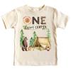 One Fun Camper 1st Birthday Camping Outdoor Themed T-Shirts for Girls and Boys Black on Natural Shirt 18 Months view 1