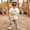 One Fun Camper 1st Birthday Camping Outdoor Themed T-Shirts for Girls and Boys Black on Natural Shirt 18 Months view 3