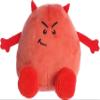 Aurora Punny Eggspressions Deviled Egg Stuffed Animal - Humorous Wordplay - Playful Expression - Red 3.5 Inches view 1