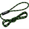 1/2" x 15' Black/Lime Solid Braid Nylon Dock Line - Made in USA view 2
