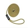 3/8" x 25' Jute Solid Braid Nylon Dock Line - Made in USA view 1