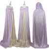 Light Purple Lavender Crushed Velvet Full Length Hooded Cape - Baby, Toddler, Kids, Teen, Adult, and Plus Sizes Available (Adult Small) view 4