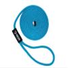 5/8" x 30' Aqua Solid Braid Nylon Dock Line - Made in USA view 1