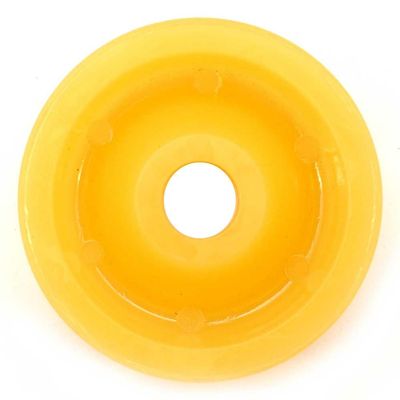 Boat Keel Roller End Cap 300658 | 3 1/8 Inch Yellow Thermoplastic