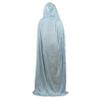 Light Blue Crushed Velvet Full Length Hooded Cape - Baby, Toddler, Kids, Teen, Adult, and Plus Sizes Available (Baby 6-24 months) view 3
