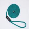 5/8" x 15' Teal Solid Braid Nylon Dock Line - Made in USA view 1