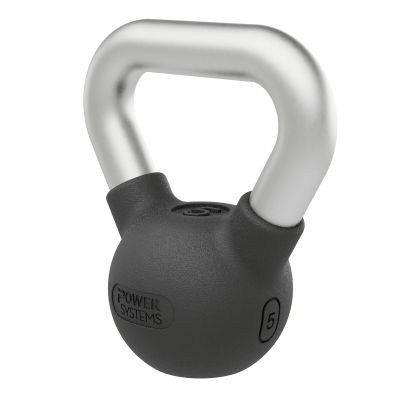 Power Systems Elite Rubber Kettlebell - Premium Molded Rubber & Perfect for Your Training Space (40)