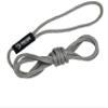1/2" x 20' Silver Solid Braid Nylon Dock Line - Made in USA view 2