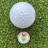Giggle Golf Bling Teacups Golf Ball Marker with Purple Ball Marker Clip | Great Golf Accessory for Women view 4