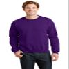 Gildan Adult Fleece Crewneck Sweatshirt, Style G18000, Purple, X-Large view 1