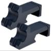 Kexuan 2PCS 1 Slot Weaver Style 45 Degree Offset Rail Mount for Red Dot Sight,Laser, Flashlight view 1