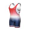 Matman USA The U.S.A. Victor Men's Wrestling Singlet (Multicolor, X-Large) view 1