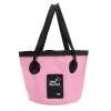 PATIKIL 3.2 Gallon 12L Collapsible Bucket, Travel Portable Water Storage Container Folding Foot Wash Basin for Outdoor Travel Camping Fishing, Light Pink view 1