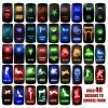 50 Caliber Racing Rocker Switch ON/Off LED Backlit-On/Off - UTV, Auto, Boat 20A 12V (Green) 5365 view 2