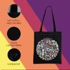 MNIGIU New York City Tote Bag New York City Souvenir Gift New York City Welcome Bag New York City Wedding Gift (NY City Black Tote) view 2