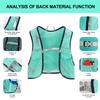 INOXTO Running Hydration Vest Backpack,Lightweight Insulated Pack with 1.5L Water Bladder Bag Daypack for Hiking Trail Running Cycling Race Marathon for Women Men (588 Light Green) view 3
